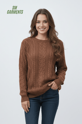 OAKRIDGE WOMENS FASHION SWEATER - Smgarment's